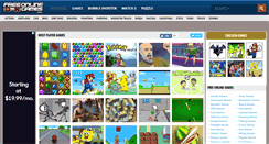 Desktop Screenshot of freeonlinegames.net